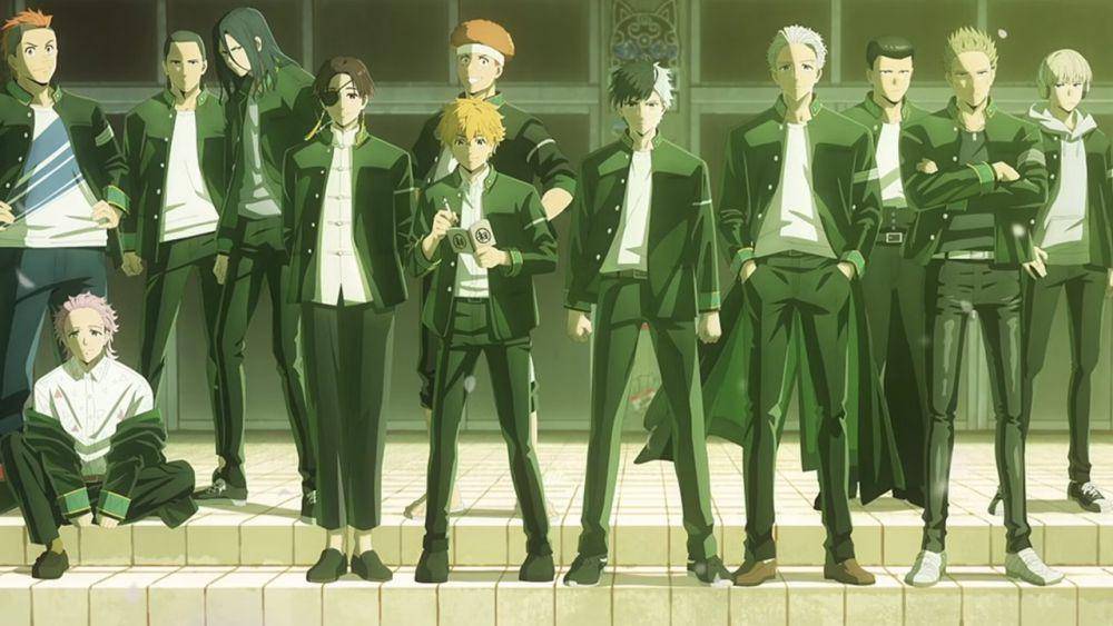Haruka Sakura dan para anggota geng Bofurin (dok. CloverWorks/Wind Breaker)