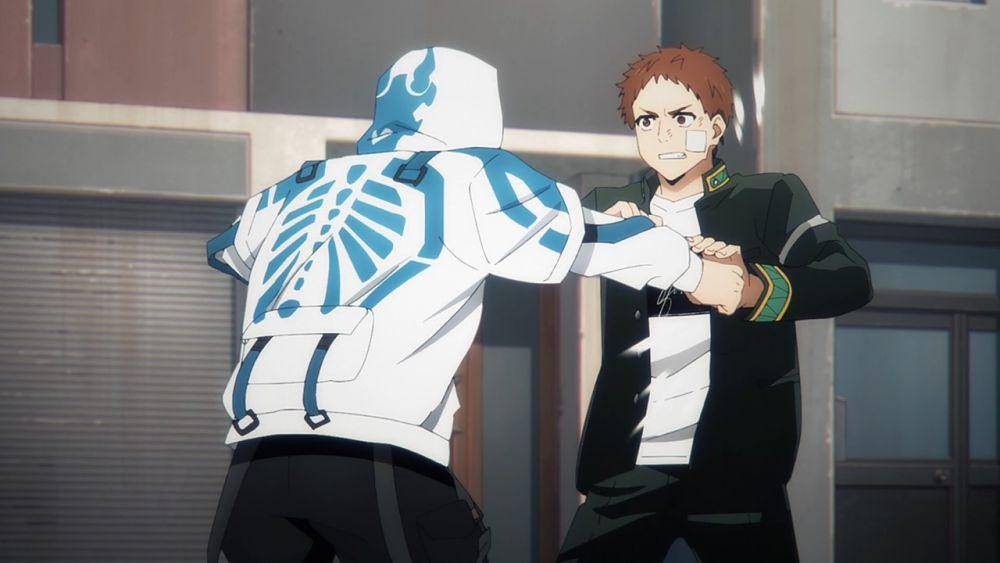 KEEL, geng baru yang masih jadi misteri pada akhir musim ini (dok. CloverWorks/Wind Breaker)