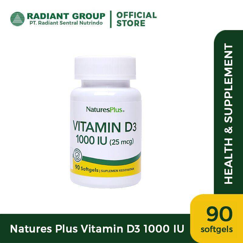 Rekomendasi suplemen vitamin D untuk rambut rontok (Shopee.com/Radiant Official Store)