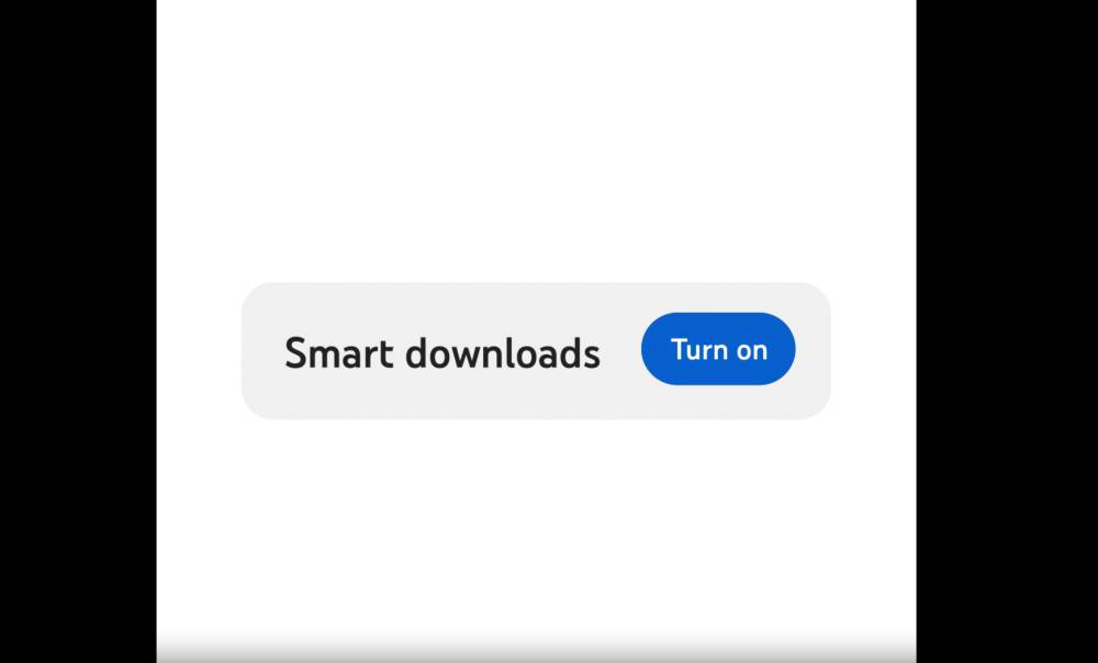 tampilan fitur Smart Downloads. (blog.youtube.com)