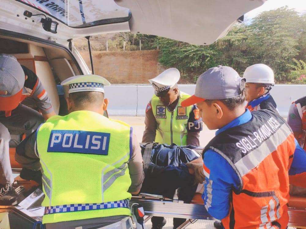 Laka lantas di Tol Sibanceh, Aceh. (Dokumentasi Dit Lantas Polda Aceh untuk IDN Times)