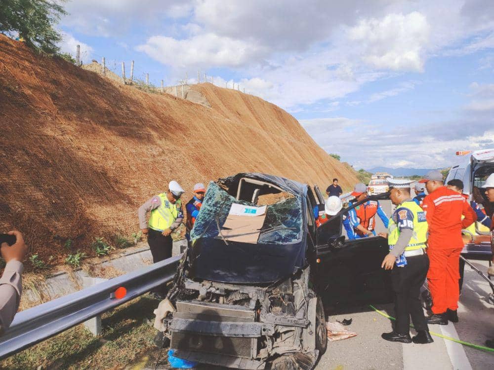 Laka lantas di Tol Sibanceh, Aceh. (Dokumentasi Dit Lantas Polda Aceh untuk IDN Times)