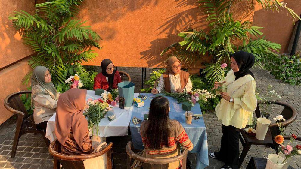 Fun workshop Qomi Florist. (Dok. Qomi Florist)