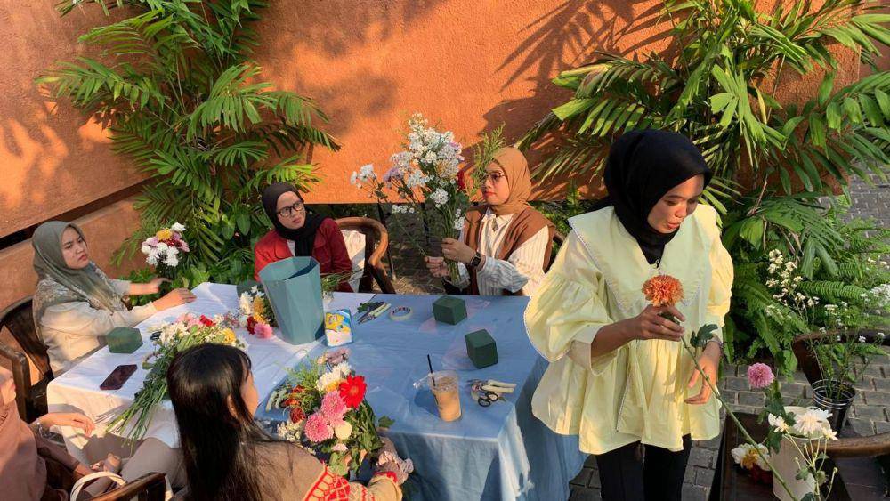Fun workshop Qomi Florist. (Dok. Qomi Florist)