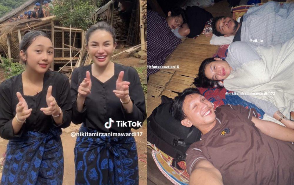 9 Potret Nikita Mirzani Kerja Sambil Liburan di Baduy, Ketemu Sarti