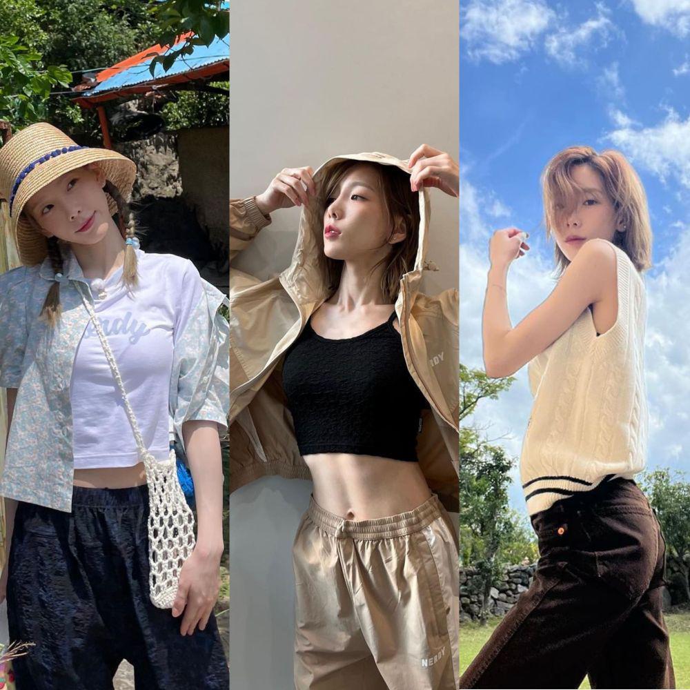 8 Gaya Summer Outfit ala Taeyeon, Tampil Cheerful!