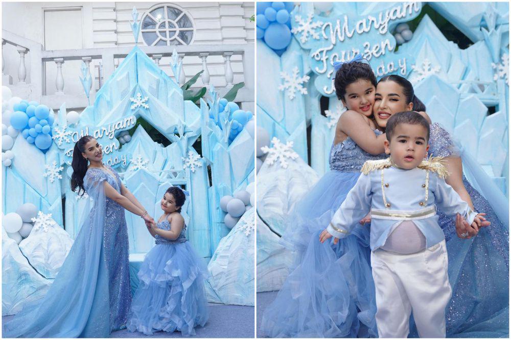 10 Potret Ultah Ke-4 Maryam Putri Tasya Farasya, Bertema Frozen!