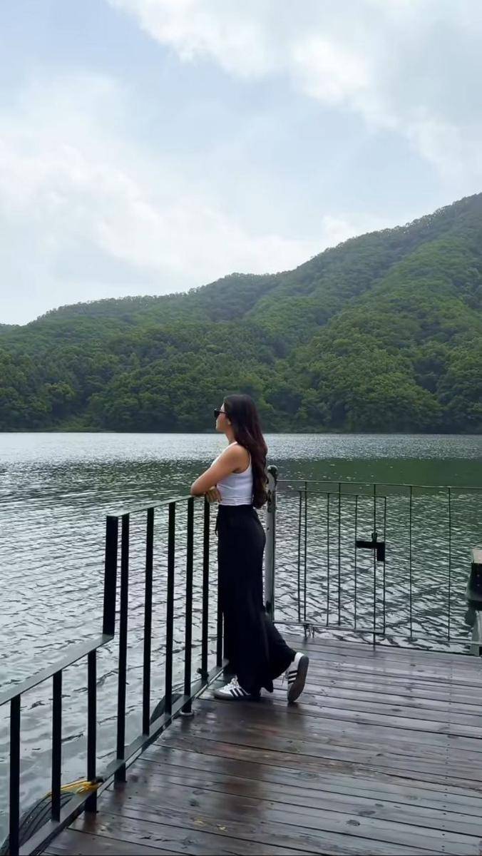 potret Yunita Siregar saat liburan ke Korea Selatan (instagram.com/yunitasiregar)