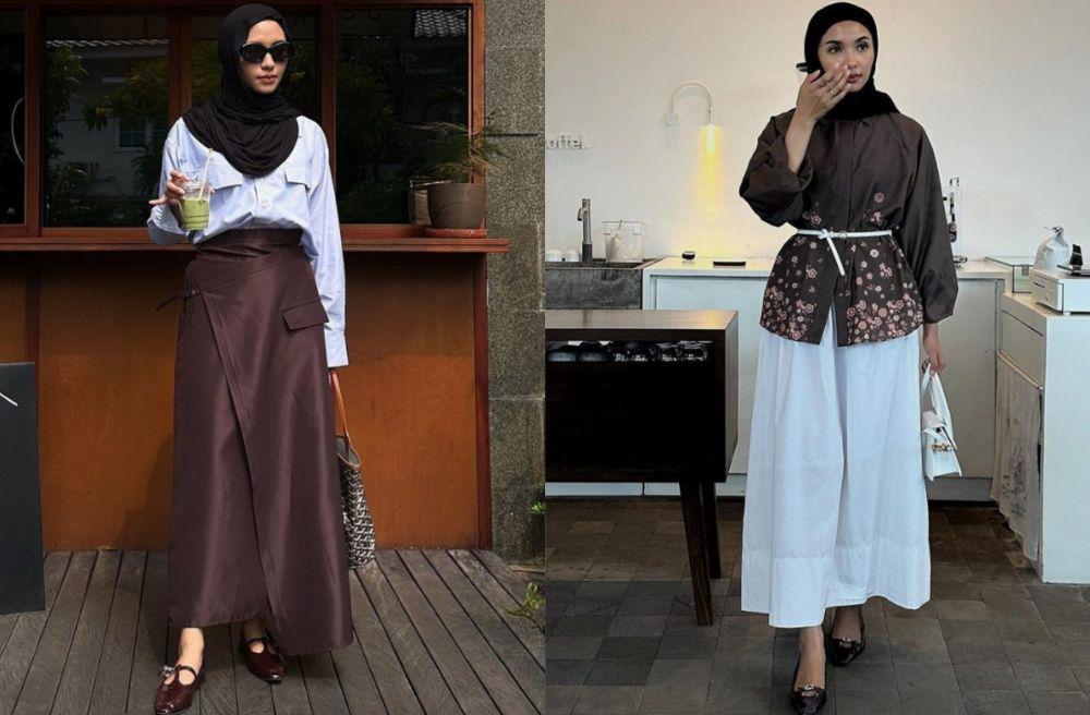 9 OOTD Semi Formal Pakai Rok ala Fita Wulansari, Gak Kalah Stylish!