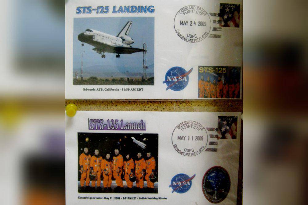 ilustrasi foto sampul surat dari Goddard Stamp Club (commons.wikimedia.org/NASA Universe)
