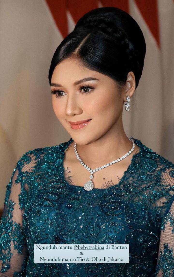 Erina Gudono ke Ngunduh mantu Beby Tsabina (Instagram.com/erinagudono)