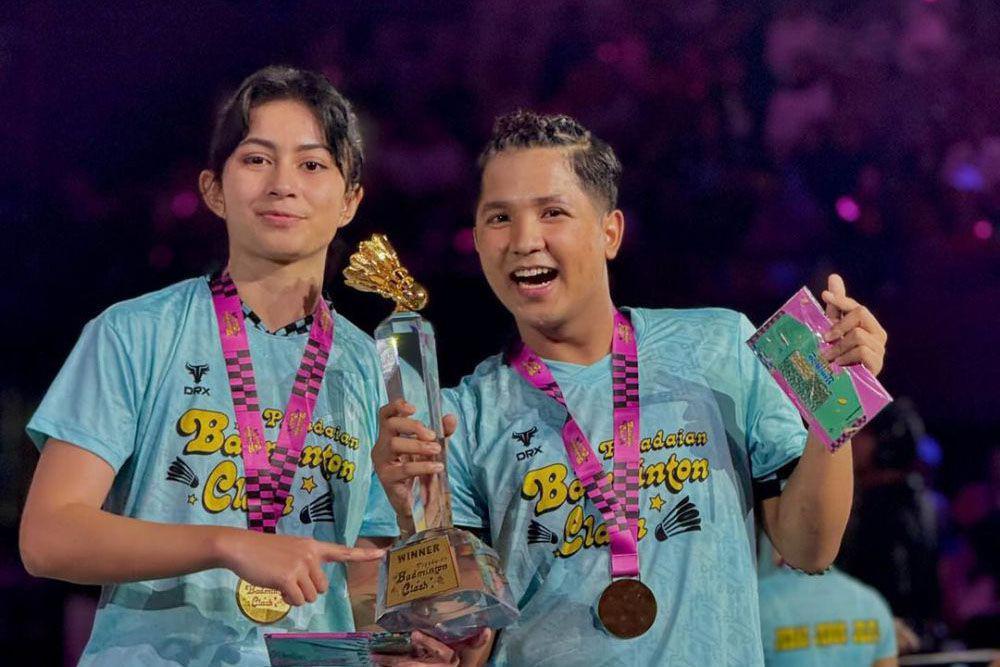 7 Momen Jirayut dan Sintya Marisca Menang di Turnamen Badminton Clash