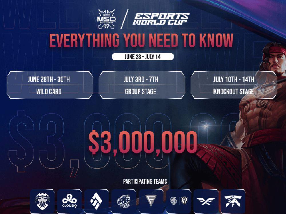 Jadwal Grup Stage dan Knock Stage Game MLBB di Esports World Cup