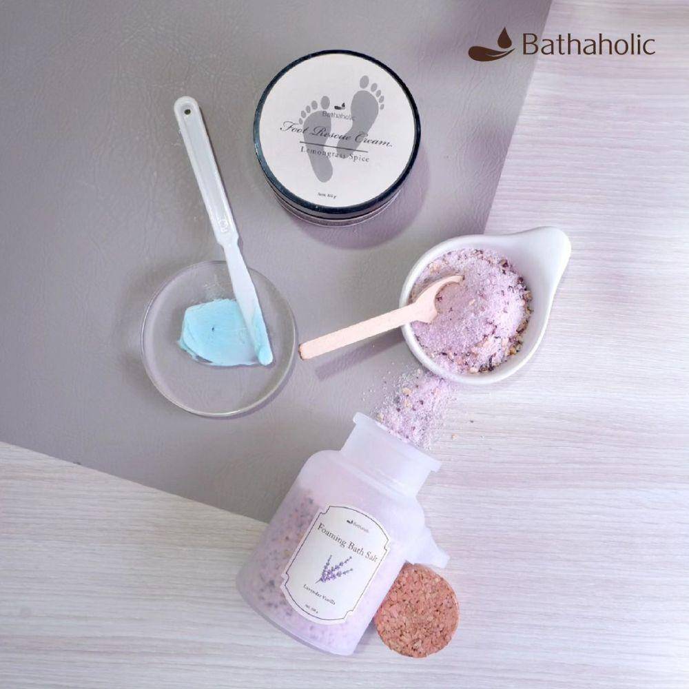 Bathaholic Foaming Bath Salt Natural Aromatherapy (instagram.com/thebathaholic)