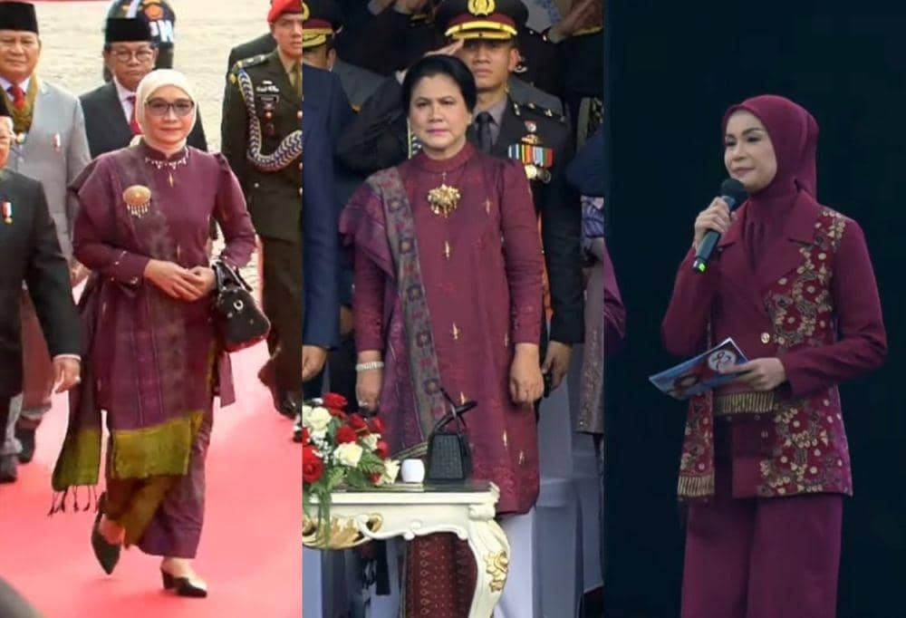 8 Gaya Artis dan Istri Pejabat di Peringatan Hari Bhayangkara ke-78