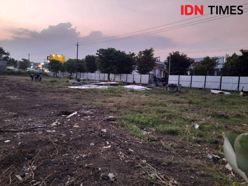 Lahan rumah pensiun Presiden Jokowi di Solo. (IDN Times/Larasati Rey)