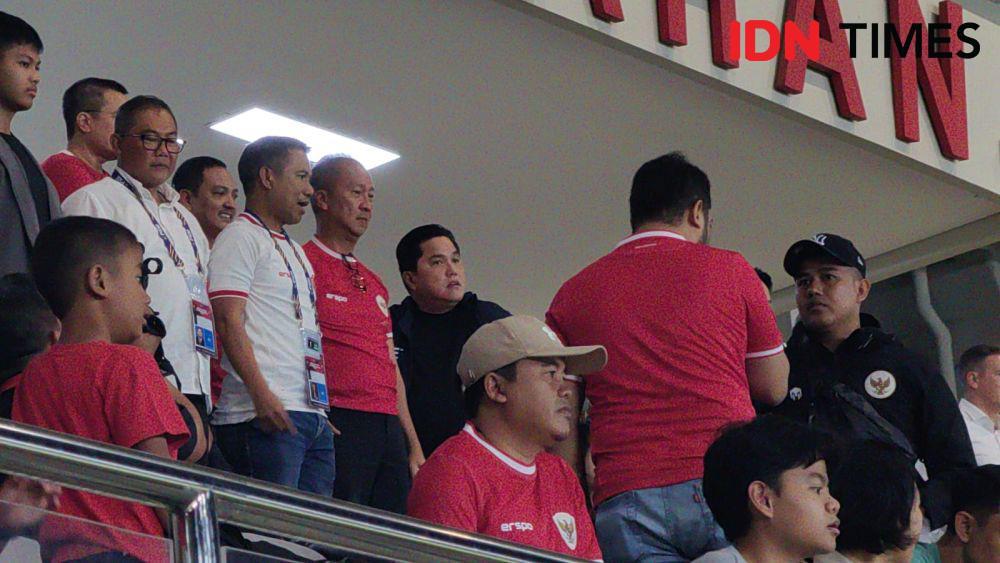 Erick Thohir Nonton Semifinal Piala AFF U-16 Indonesia Vs Australia