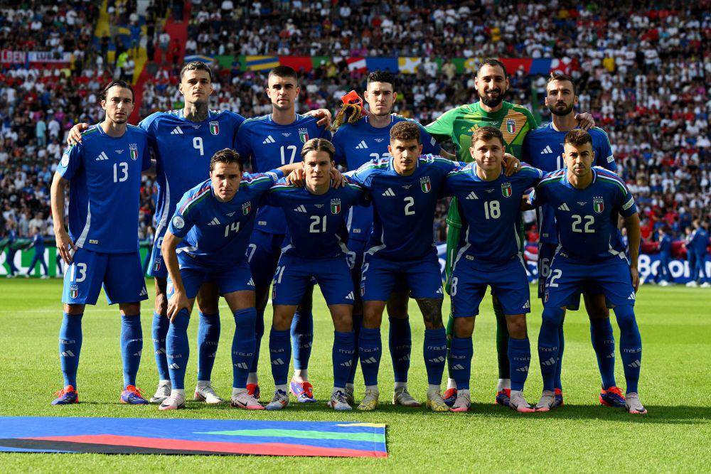 Italia kalah dari Swiss pada 16 besar Euro 2024. (twitter.com/Azzurri)
