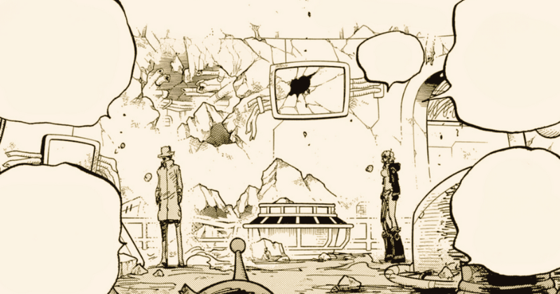 Kaku dan Stussy di One Piece 1119. (mangaplus.shueisha.co.jp/One Piece)