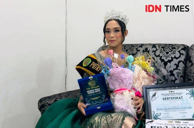 Putri Pariwisata Benuo Taka 2024,  Nabila Putri Giswatama (IDN Times/Ervan)