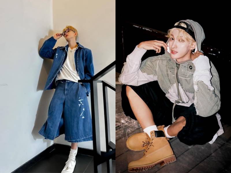 outfit oversized ala DK SEVENTEEN (instagram.com/dk_is_dokyeom)