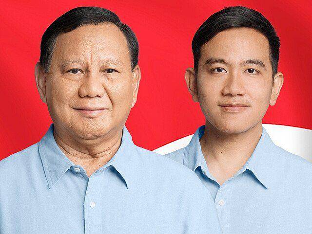 Presiden terpilih, Prabowo Subianto dan Wakil Presiden terpilih, Gibran Rakabuming Raka (commons.wikimedia.org/General Elections Commission)