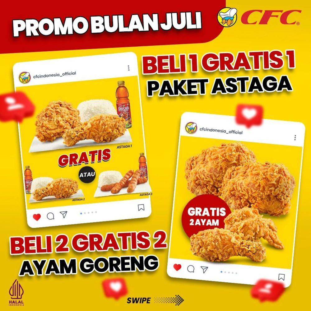 Promo CFC Indonesia Juli 2024 (instagram.com/cfcindonesia_official)