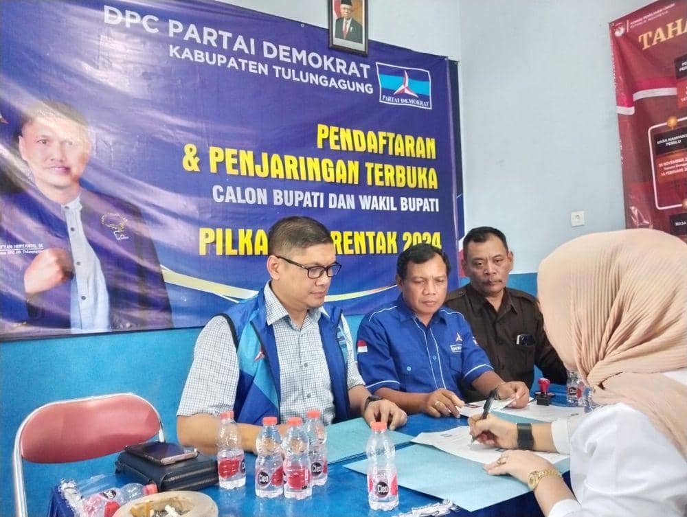 Proses penjaringan di DPC Partai Demokrat Tulungagung. IDN Times/ Bramanta Pamungkas