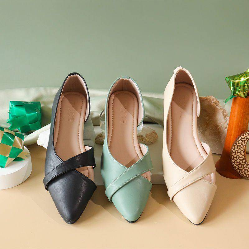 Rekomendasi flatshoes untuk kondangan (Shopee.com/Zode Official Shop)