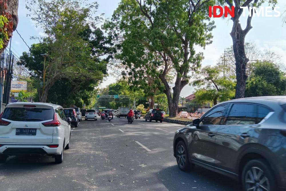 Jalan Raya Puputan Renon, Denpasar (IDN Times/Ayu Afria)