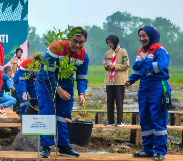 Taman Keanekaragaman Hayati di Area Rawa Kawasan Jakabaring Sport City (JSC) yang bakal jadi lokasi konservasi flora dan rekreasi di Palembang (Dok. Pertamina Kilang Plaju)