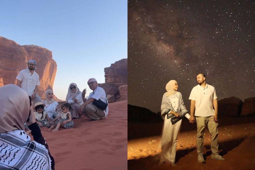 7 Momen Hamidah Rachmayanti Kunjungi Wadi Rum, Yordania, setelah Umrah