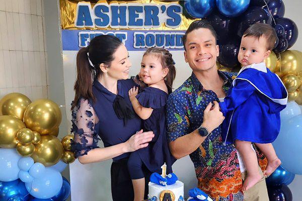 7 Potret Ulang Tahun Pertama Asher Anak Randy Pangalila