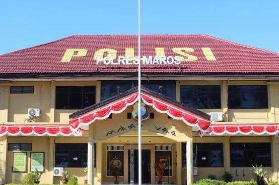 Kantor Polres Maros. (Dok. Istimewa)