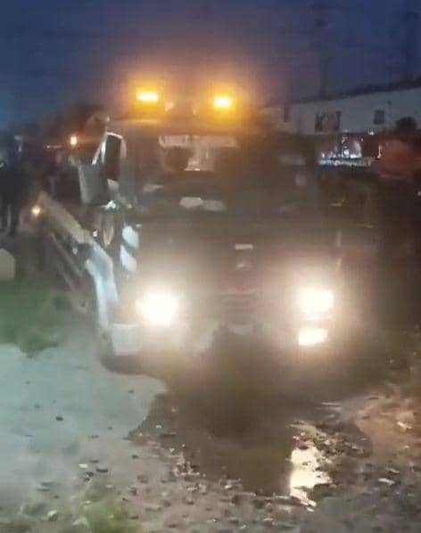 Istimewa/ proses evakuasi mobil