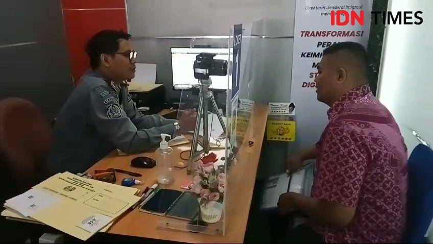 Suasana pelayanan Kantor Imigrasi Kelas II Non TPI Madiun. IDN Times/ Riyanto.