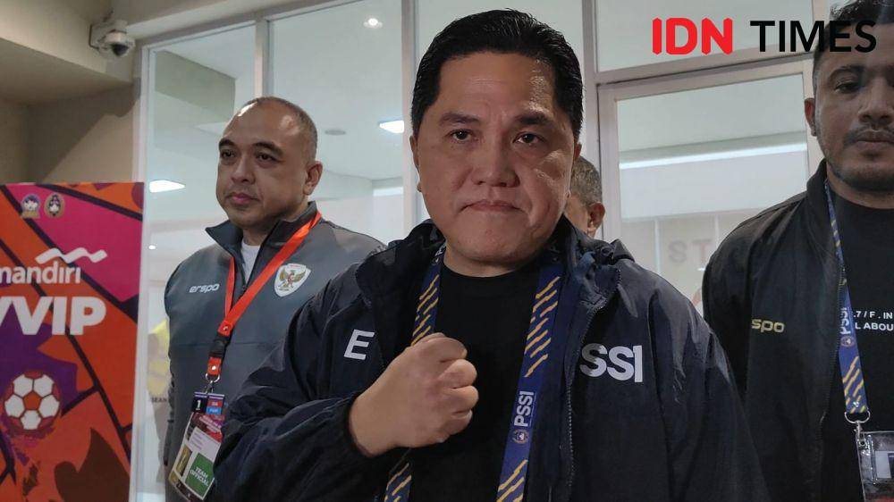 Ketua PSSI Erick Thohir. (IDN Times/Larasati Rey)