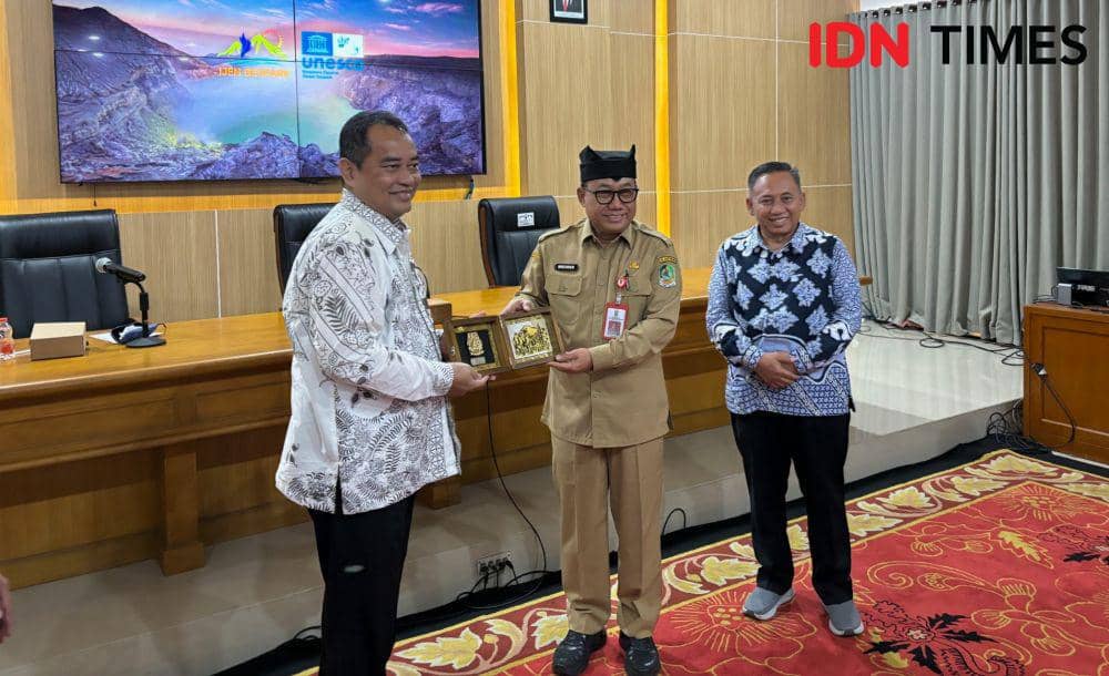 Pertemuan Pemkab Sleman dan Pemkab Banyuwangi. (IDN Times/Herlambang Jati Kusumo)