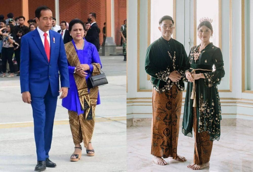 16 Gaya Kebaya Iriana Jokowi vs. Erina Gudono, Mertua-Menantu Anggun!