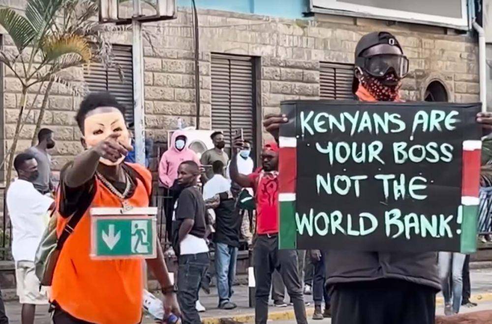 ilustrasi demonstrasi di Kenya (youtube.com/DW News)