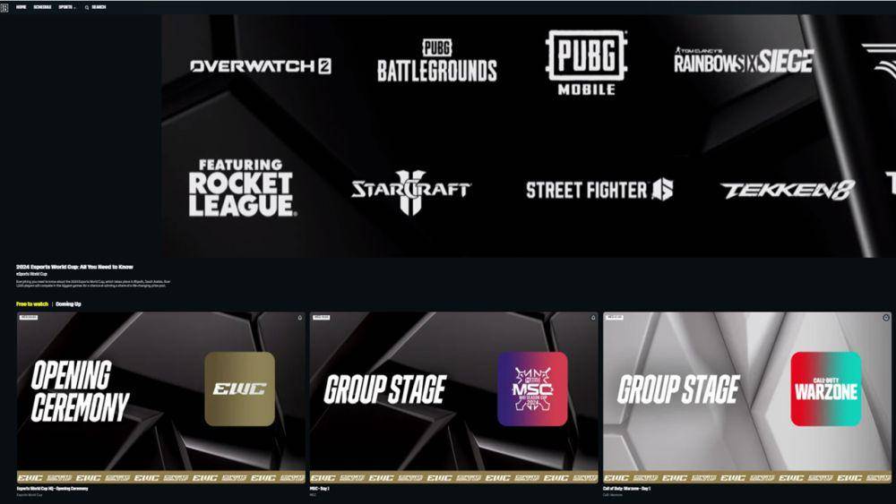 tayangan EWC di DZN (dazn.com)