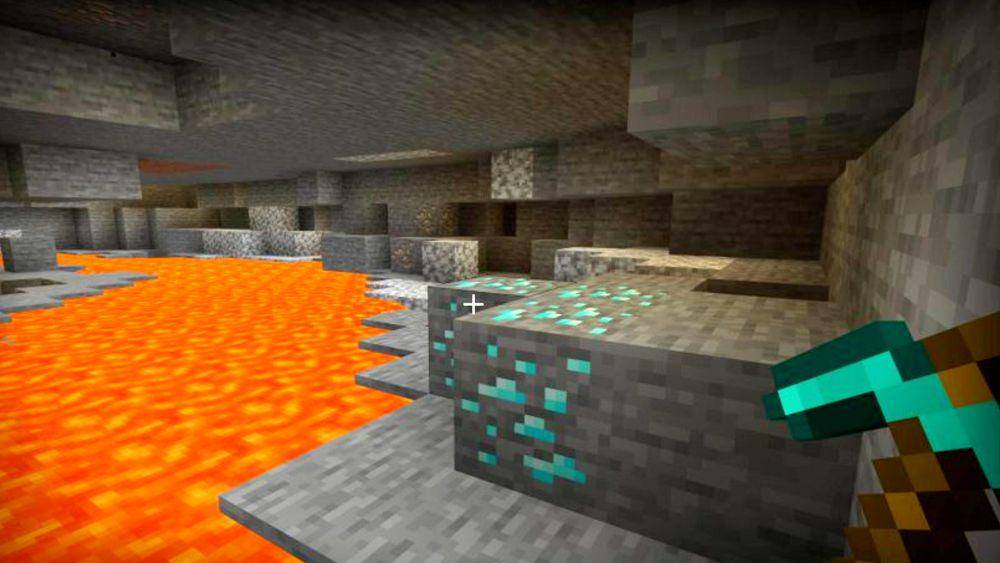 potret menambang diamond (dok. Mojang Studios/Minecraft)