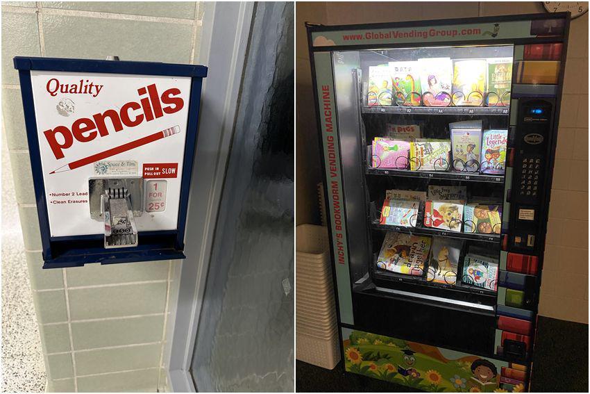 7 Vending Machine Unik di Sekolah, Ada yang Khusus Jual Pensil