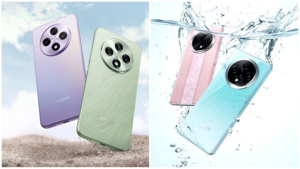 tampilan bagian belakang OPPO A3 5G (kiri) dan OPPO A3 Pro 5G (kanan) (oppo.com)