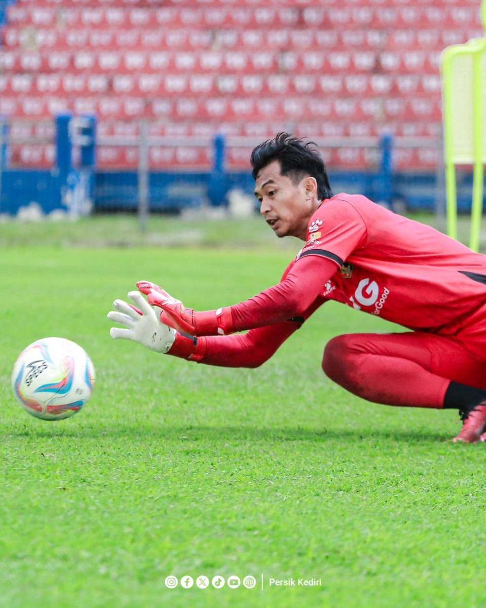 Dikri Yusron saat berlatih bersama Persik Kediri. IDN Times/ istimewa