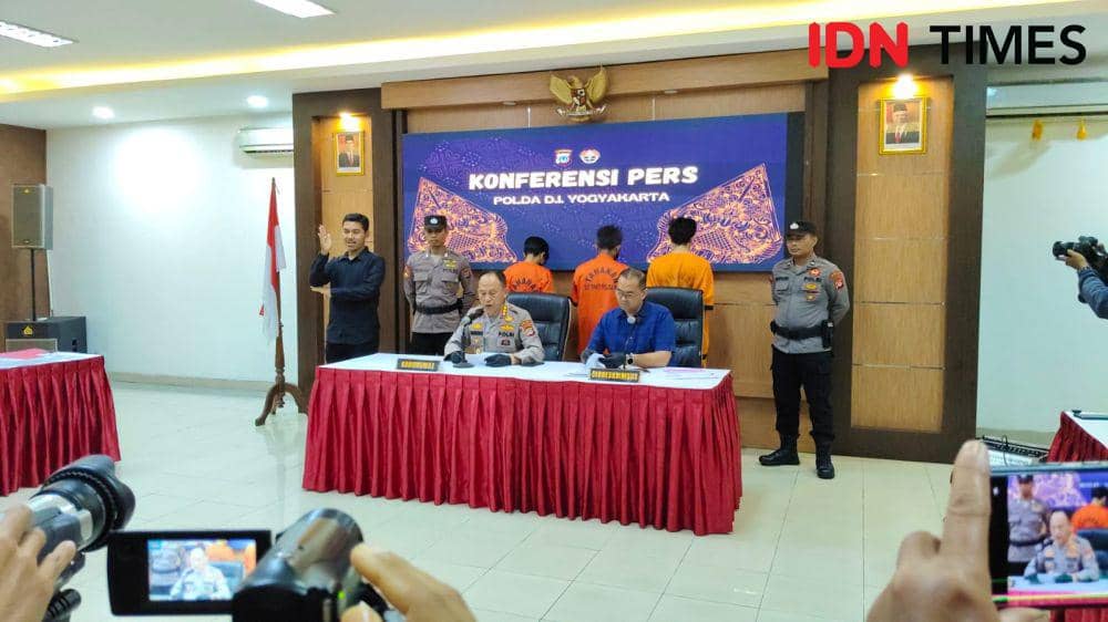 Influencer ditangkap jajaran Polda DIY karena diduga mempromosikan judi online (IDN Times/Tunggul Damarjati)