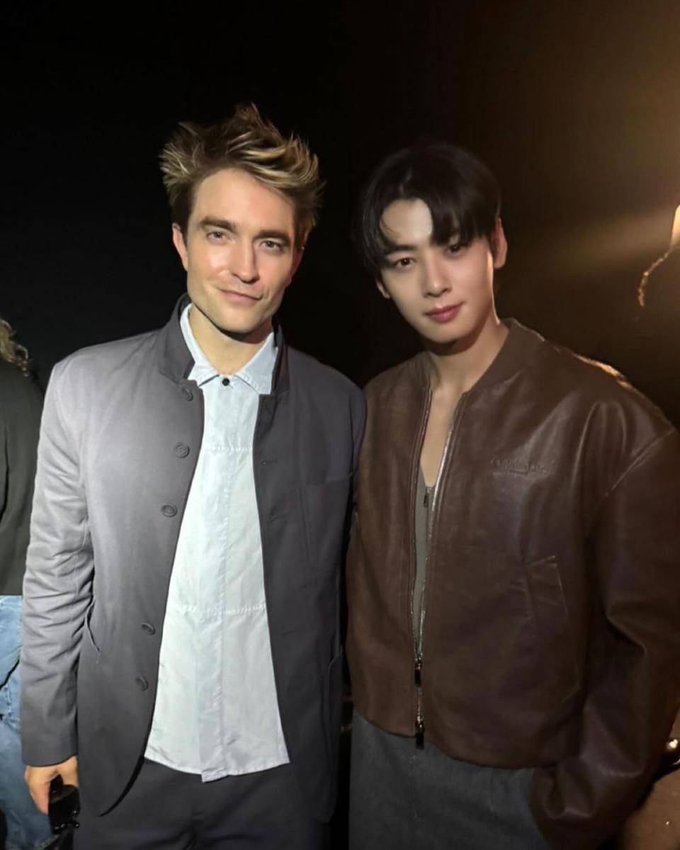 Robert Pattinson dan Cha Eun Woo (instagram.com/eunwo.o_c)