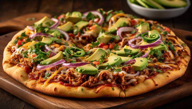 ilustrasi pizza sehat (vecteezy.com/gstudioimagen)