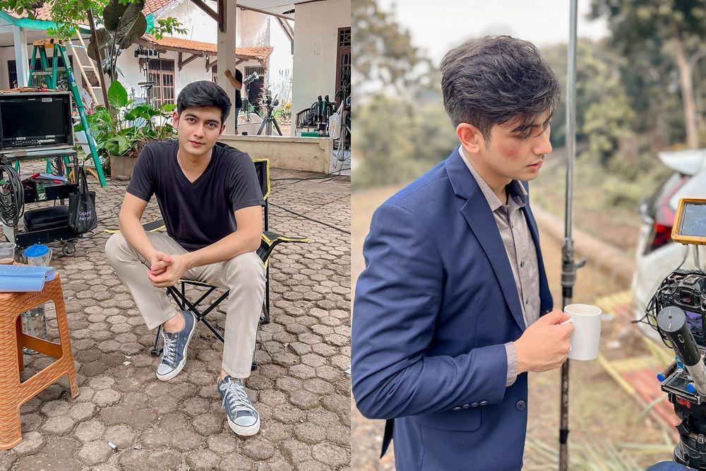 9 Potret Behind The Scene Teuku Ryan di Sinetron Saleha, Enjoy!