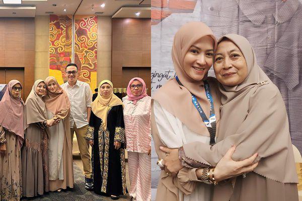 7 Potret Lyra Virna Ikut Reuni SMA, Tahan Nangis Ketemu Guru